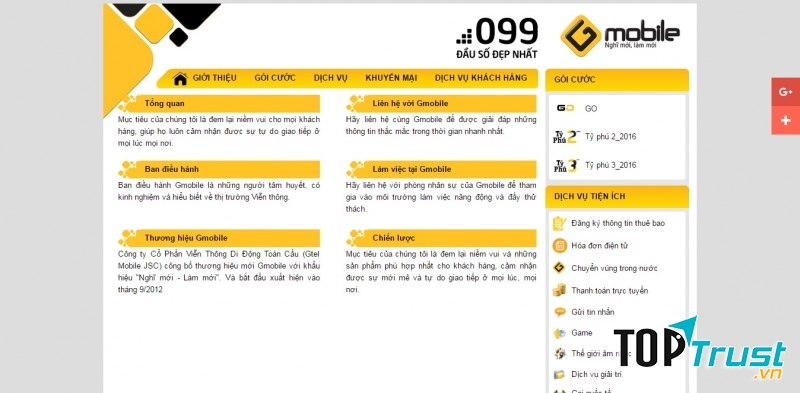 Nhà mạng Gmobile(Beeline)