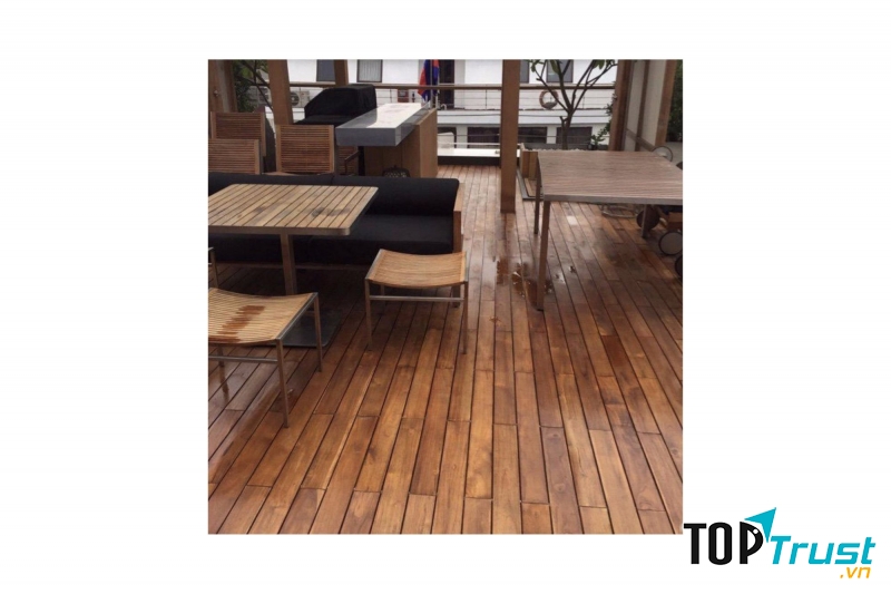 Sàn gỗ Teak Lào