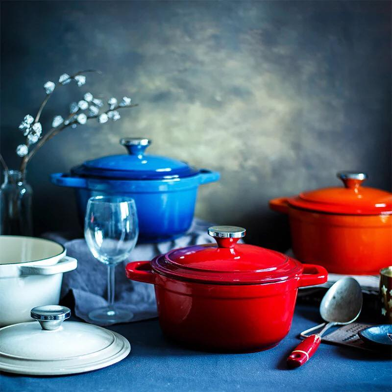 Bộ nồi gang tráng men