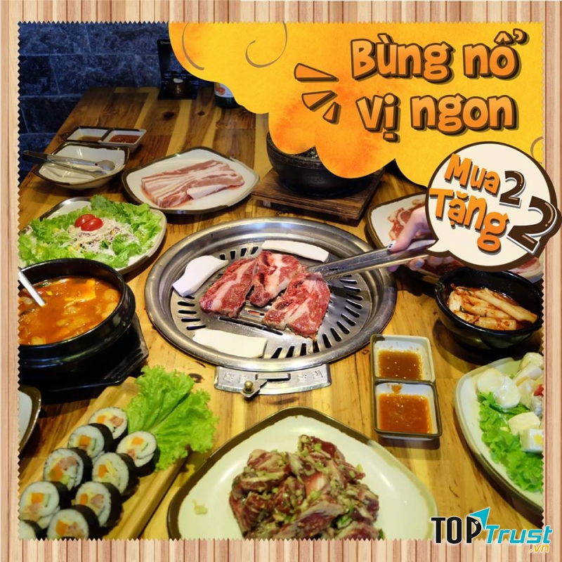 Món Hàn hấp dẫn tại nhà hàng