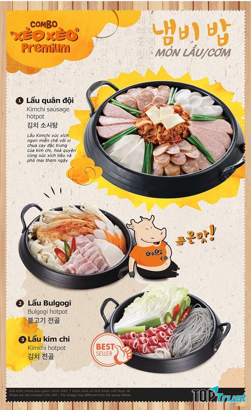 Nướng, lẩu cùng Gogi House