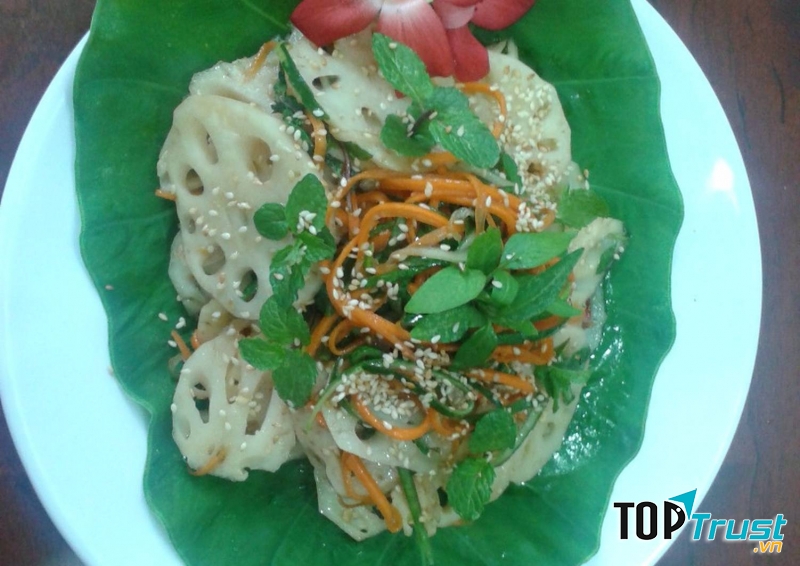 Gỏi củ sen chay
