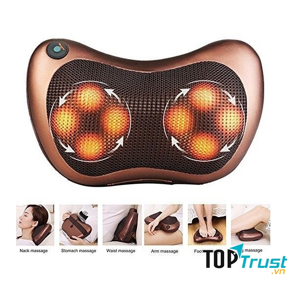 Gối massage hồng ngoại Nhật Bản Kazuko