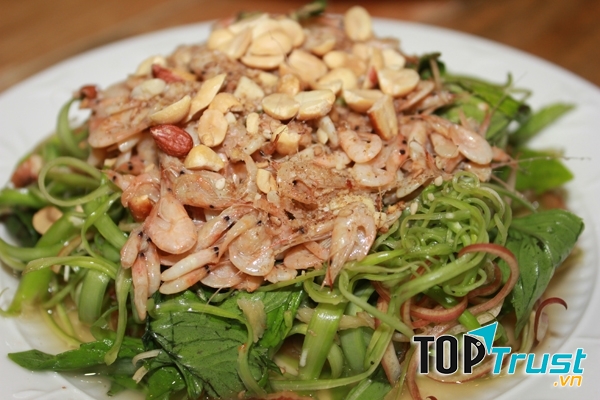 Gỏi rau muống tép