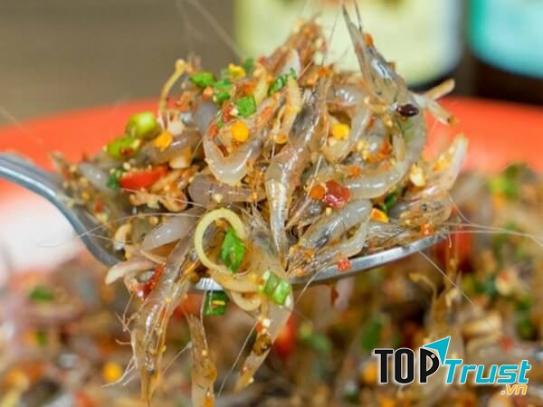 Món ăn độc đáo từ tép tươi