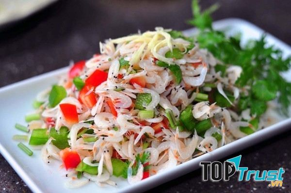 Tép xào - mang đậm hương vị quê biển