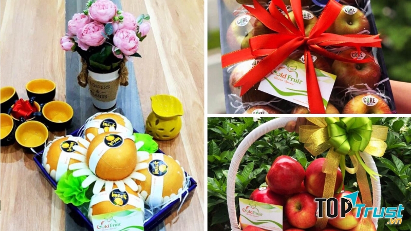 Giỏ trái cây tại Gold Fruit