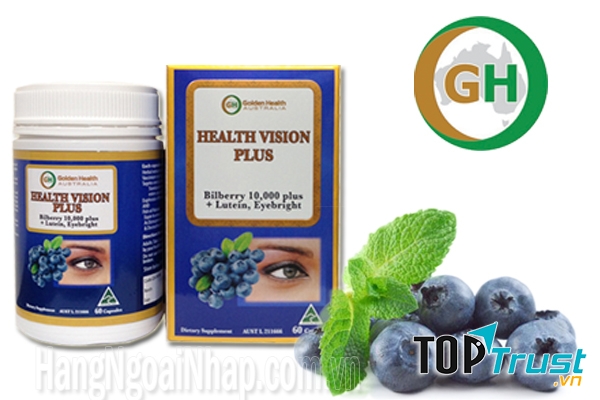 GOLDEN HEALTH HEALTH VISION PLUS BILBERRY