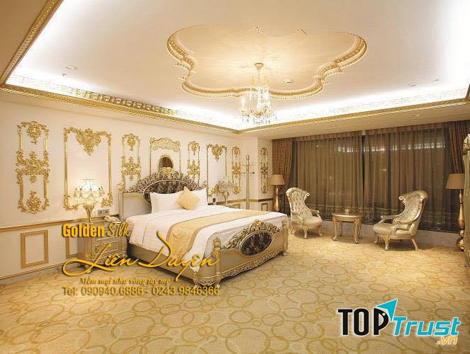 Chăn ga gối khách sạn của Golden Silk