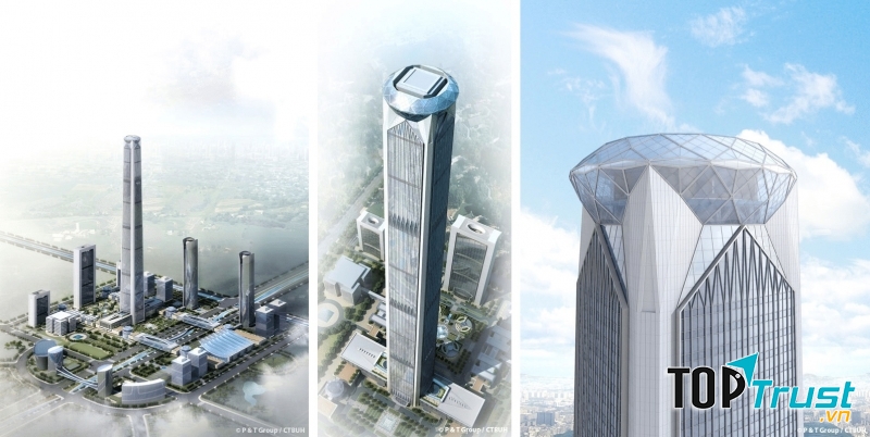 Cận cảnh thiết kế phần chóp của Goldin Finance 117