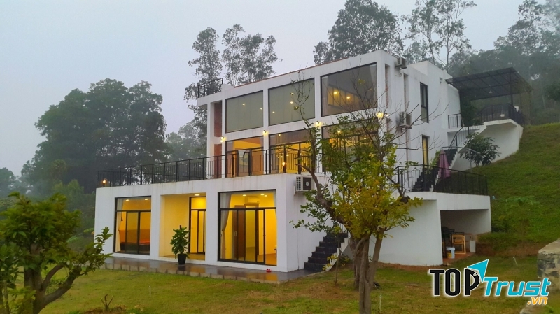 Khung cảnh bên ngoài của Golf View Villa Homestay Tam Đảo