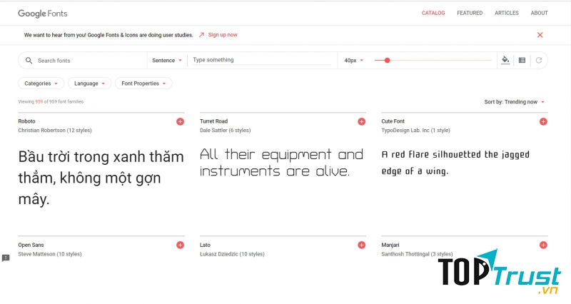 Googlefont