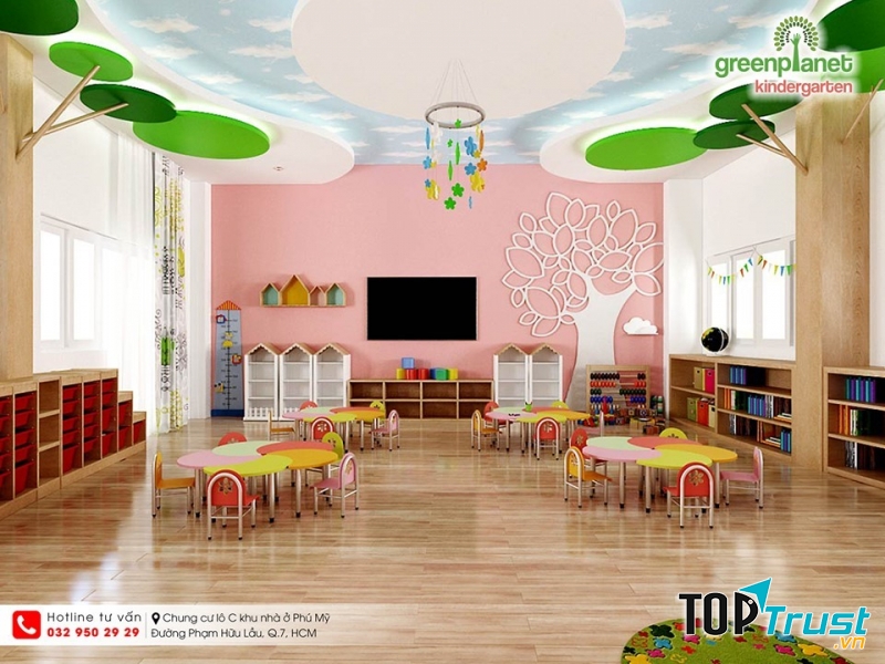 Green Planet Kingdergarten một trong những trường mầm non uy tín và chất lượng nhất Quận 7