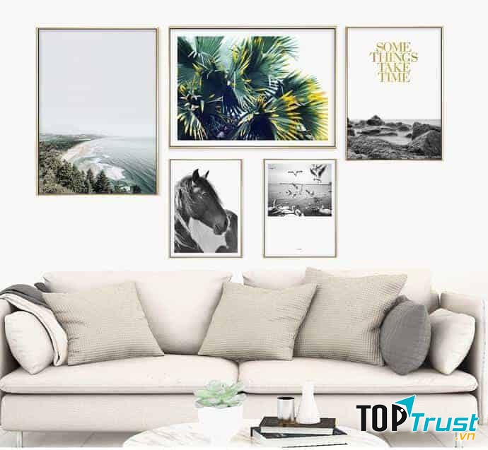 Green - Tranh canvas trang trí nội thất