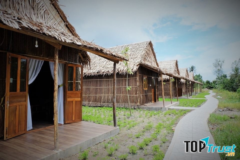 Green Village Homestay tại miền sông nước đây là một không gian xanh