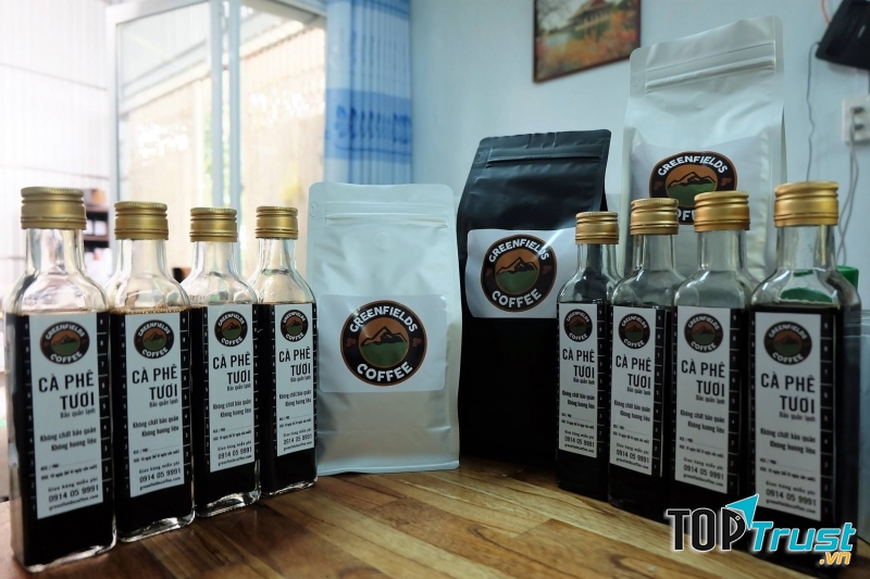 Sản phẩm cafe Greenfields coffee