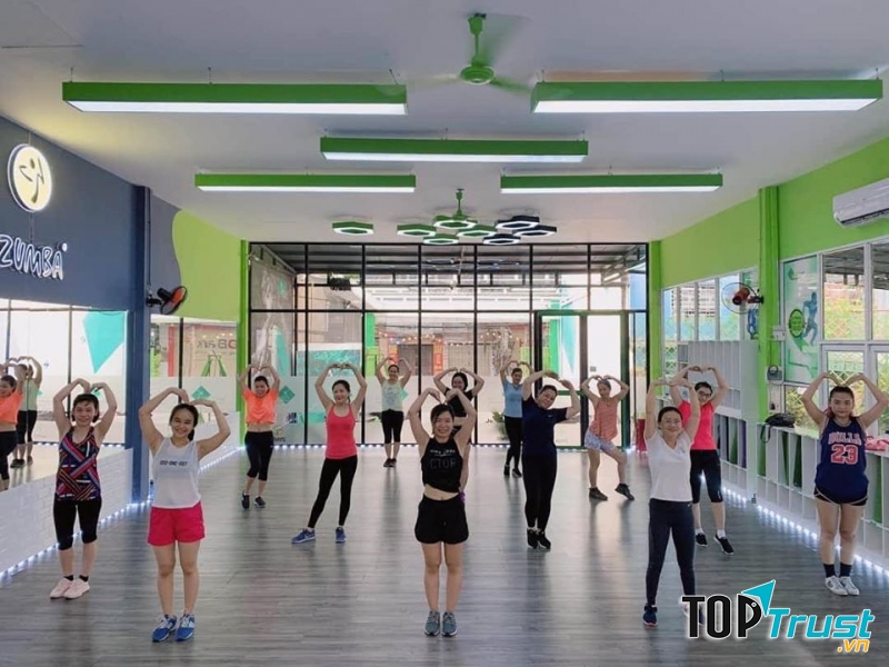 Một buổi luỵện tập tại Green Fit