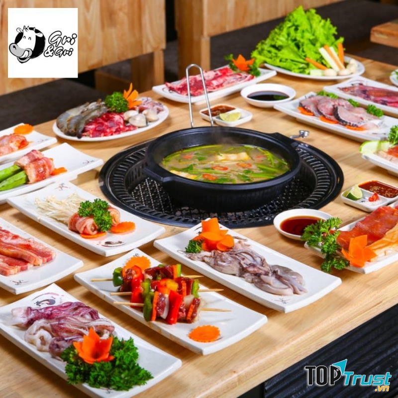 Buffet ngon hấp dẫn tại nhà hàng