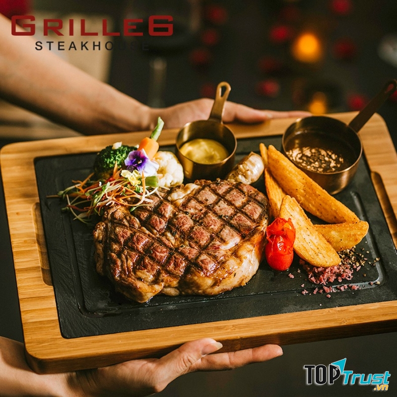 Grille6 Steakhouse ngày càng thu hút giới thượng lưu bởi menu món ăn cực kỳ đặc biệt.