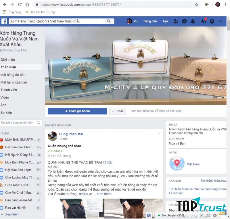 Group Việt Nam xuất khẩu