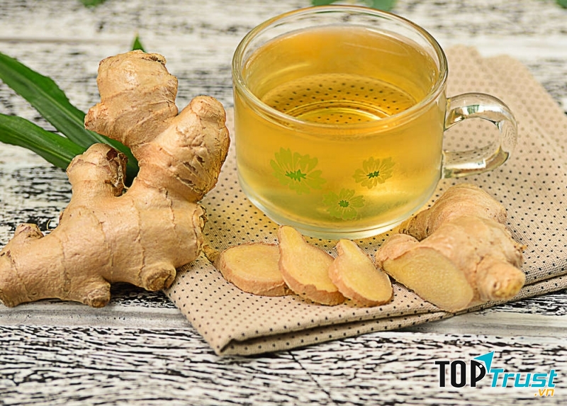 Gừng trị thâm mụn