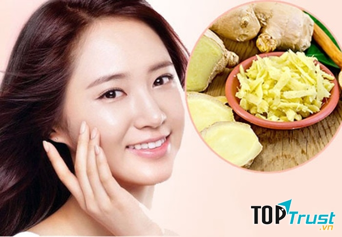 Trị thâm mụn bằng gừng tươi