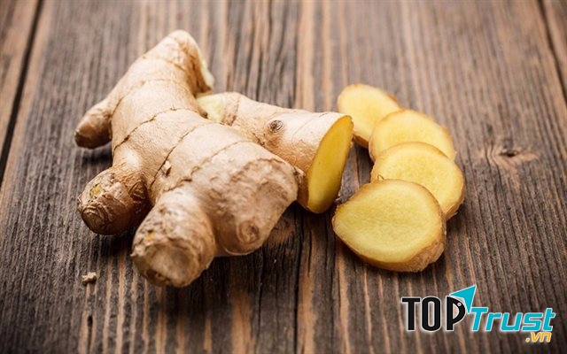 Gừng dập để lâu