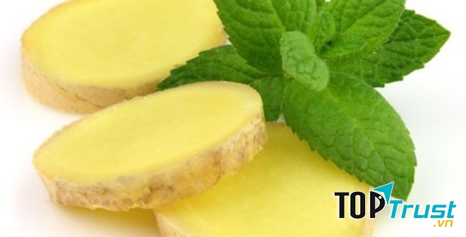Gừng tươi gia vị trị ốm nghén hiệu quả