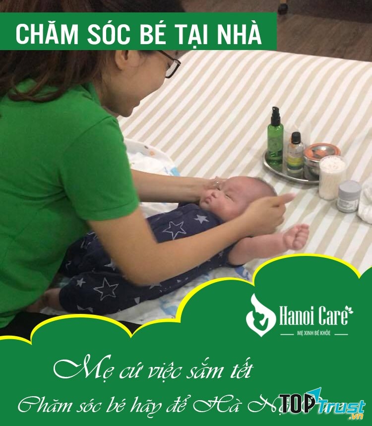 Dịch vụ chăm sóc bé tại nhà của Hà Nội Care.