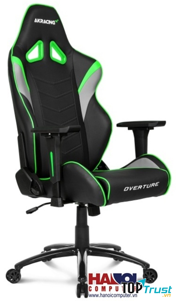 Ghế Gamer AKRacing OverTure K601O Black/Grey/Green,