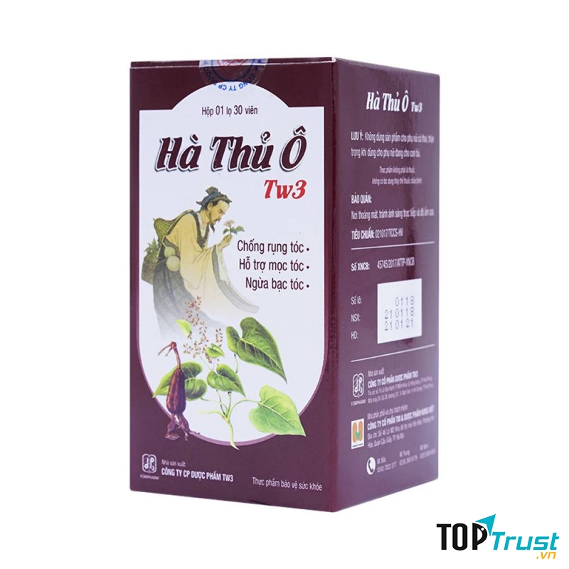 Viên uống Hà Thủ Ô TW3