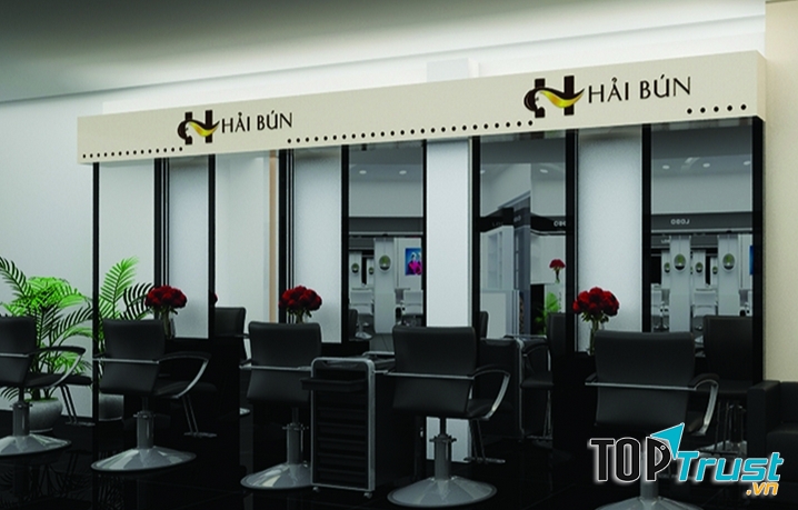 Không gian sang trọng của Hải Bún Hair Salon