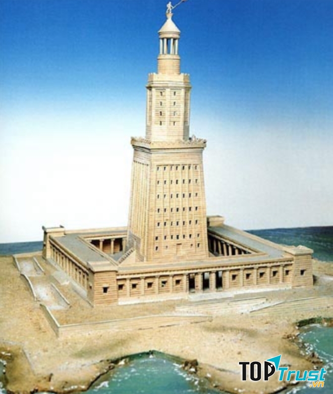 Hải đăng Alexandria được xây dựng vào thế kỷ thứ 3 trước Công nguyên