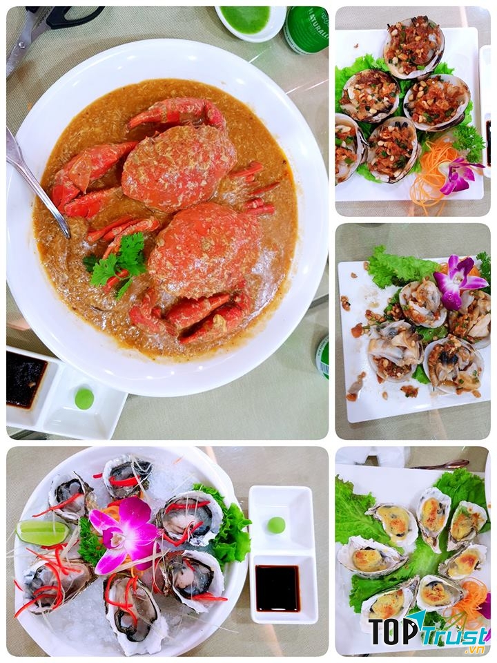 Hải sản ngon được chế biến bởi đầu bếp nhà hàng hải sản cua Đỏ