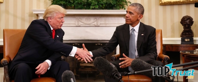 Ông Donald Trump - người kế nhiệm sẽ có cuộc họp ngắn với ông Obama - người mãn nhiệm