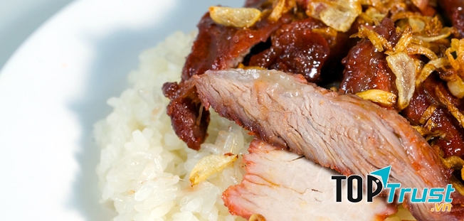 Xôi thịt khìa hấp dẫn (Ảnh minh họa)