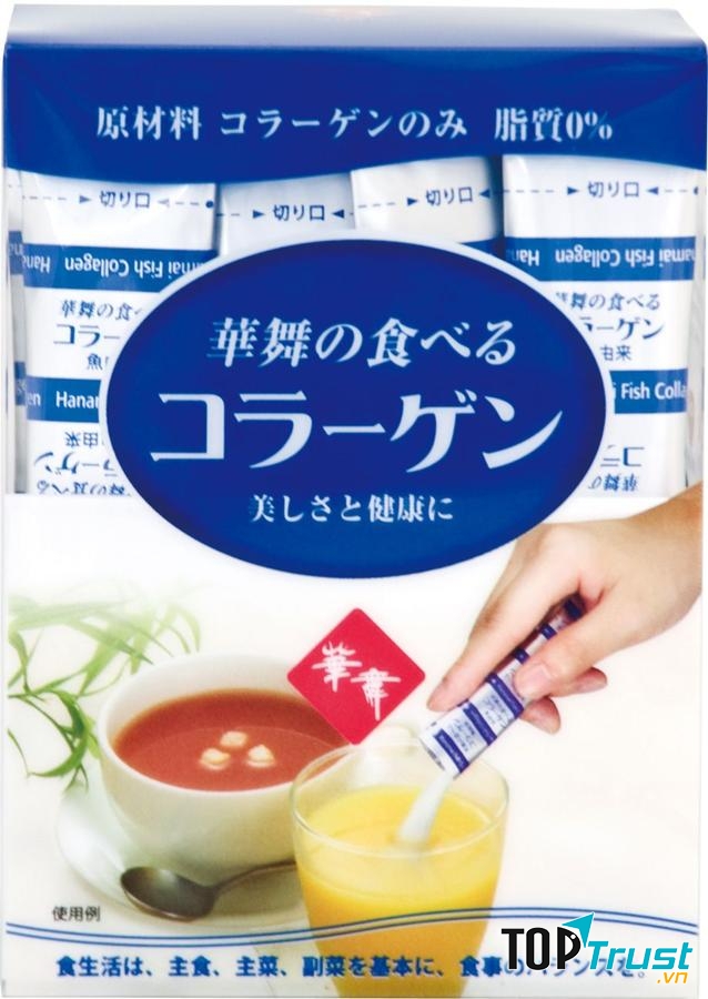 Fish Hanamai Collagen giữ da tươi mát, mịn màng, làm trơn các khớp xương, giảm đau cho người thấp khớp...