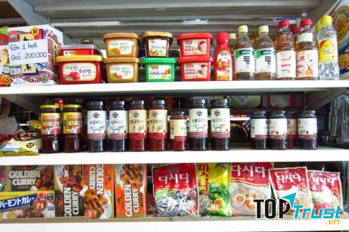 Khang Nam cung cấp đa dạng các loại thực phẩm Hàn Quốc