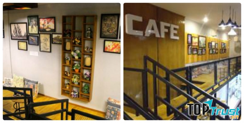 Không gian quán Hands Cafe