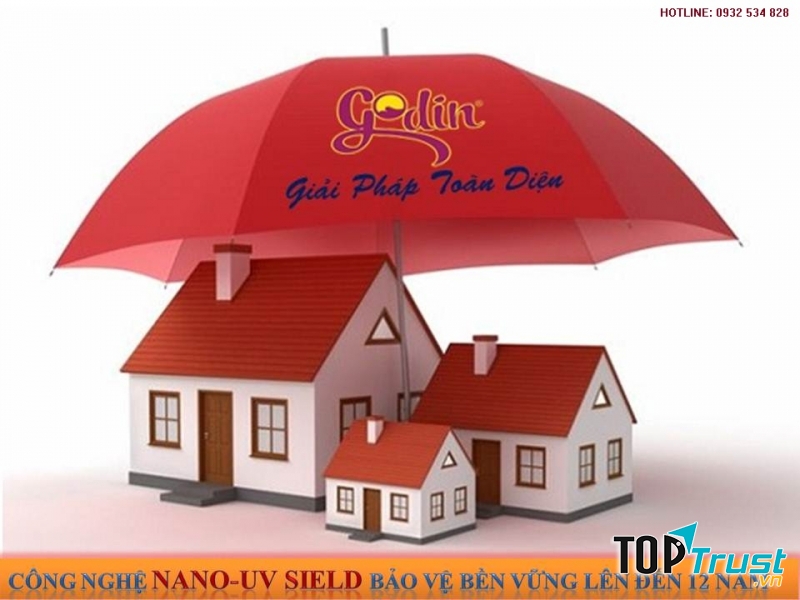 HÃNG SƠN VÀ VẬT LIỆU CHỐNG THẤM  CHÍNH HÃNG CAO CẤP GODIN