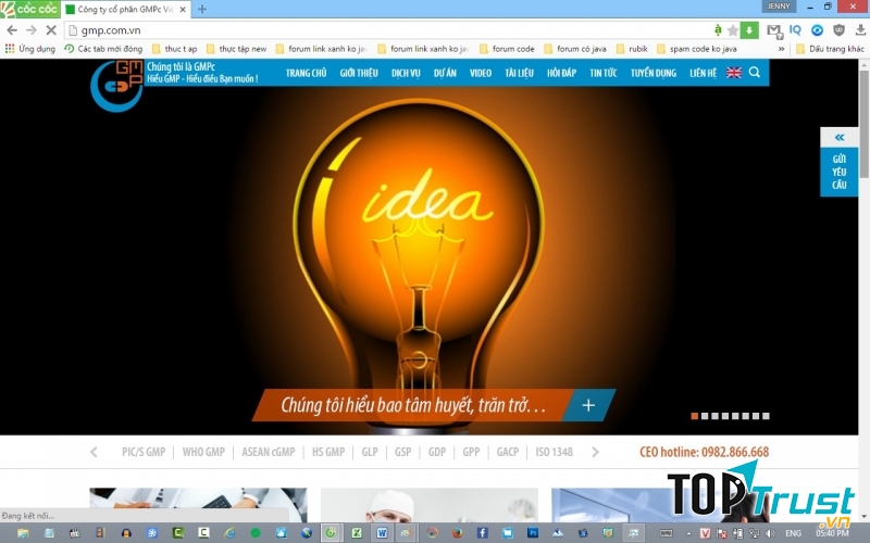 Trang web của Hapharco