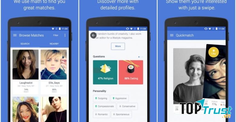 Ứng dụng hẹn hò OkCupid