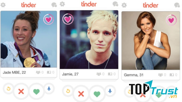 Ứng dụng hẹn hò Tinder
