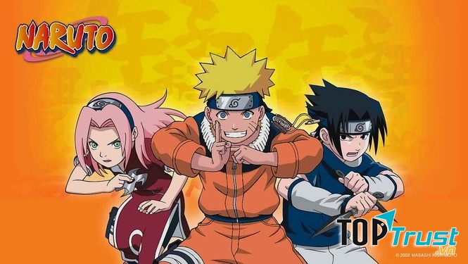 Từ trái qua: Sakura, Naruto và Sasuke