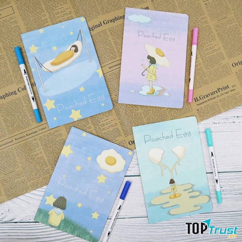 Vở ghi siêu dễ thương tại Haru