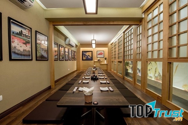 Không gian tại Hashiya