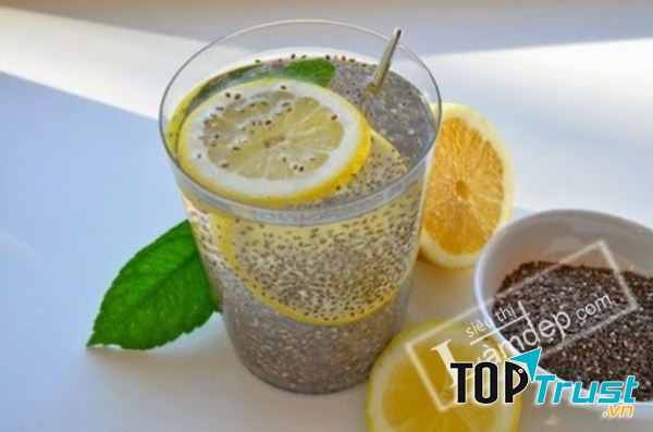 Thức uống cùng với hạt chia