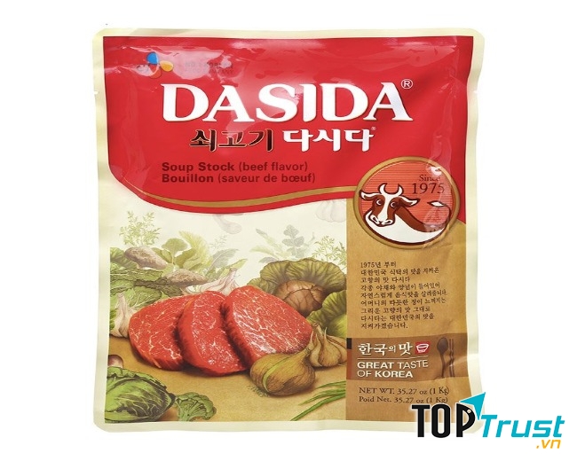 Hạt nêm bò Hàn Quốc ﻿Dasida