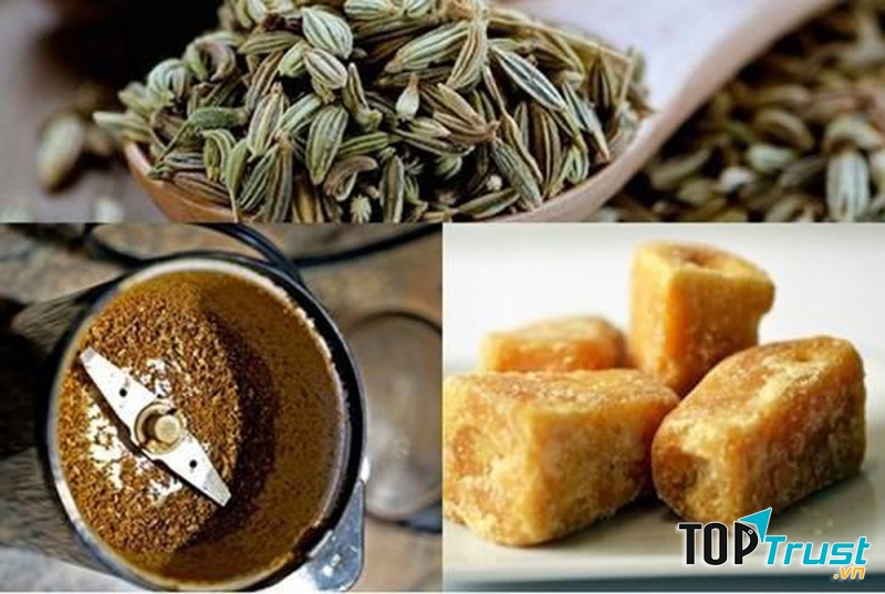 Hạt vừng với đường thốt nốt