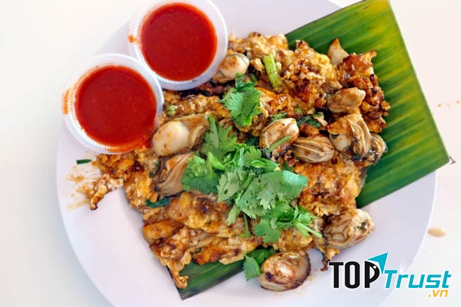 Hàu ốp lết Malaysia